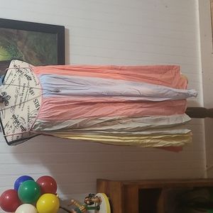 THE IMPECCABLE PIG M Colorful Loose Casual short dress